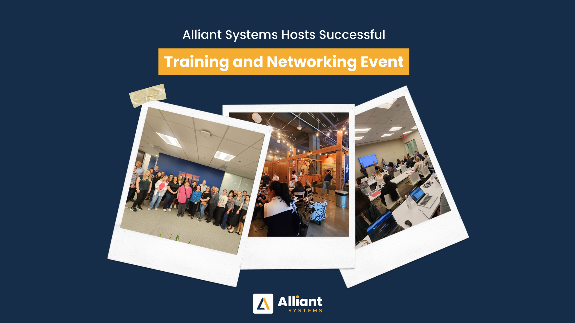 Alliant Systems Hosts Successful Training and Networking Event